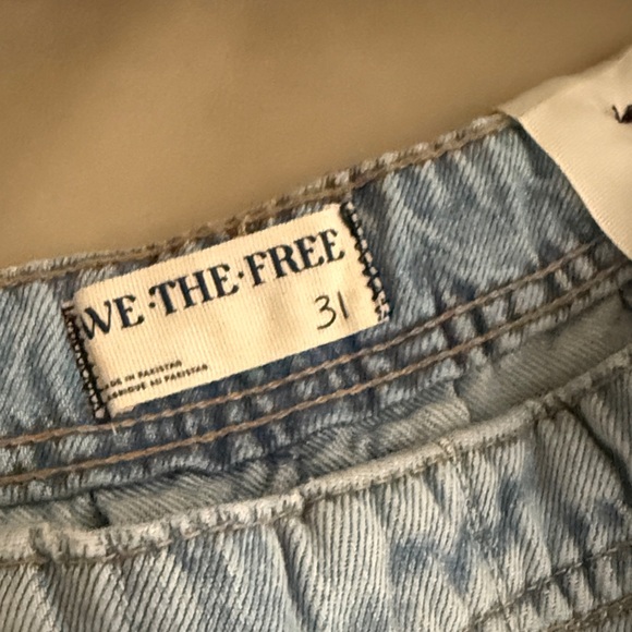 We The Free Sky Blue Denim Skirt - Picture 2 of 7